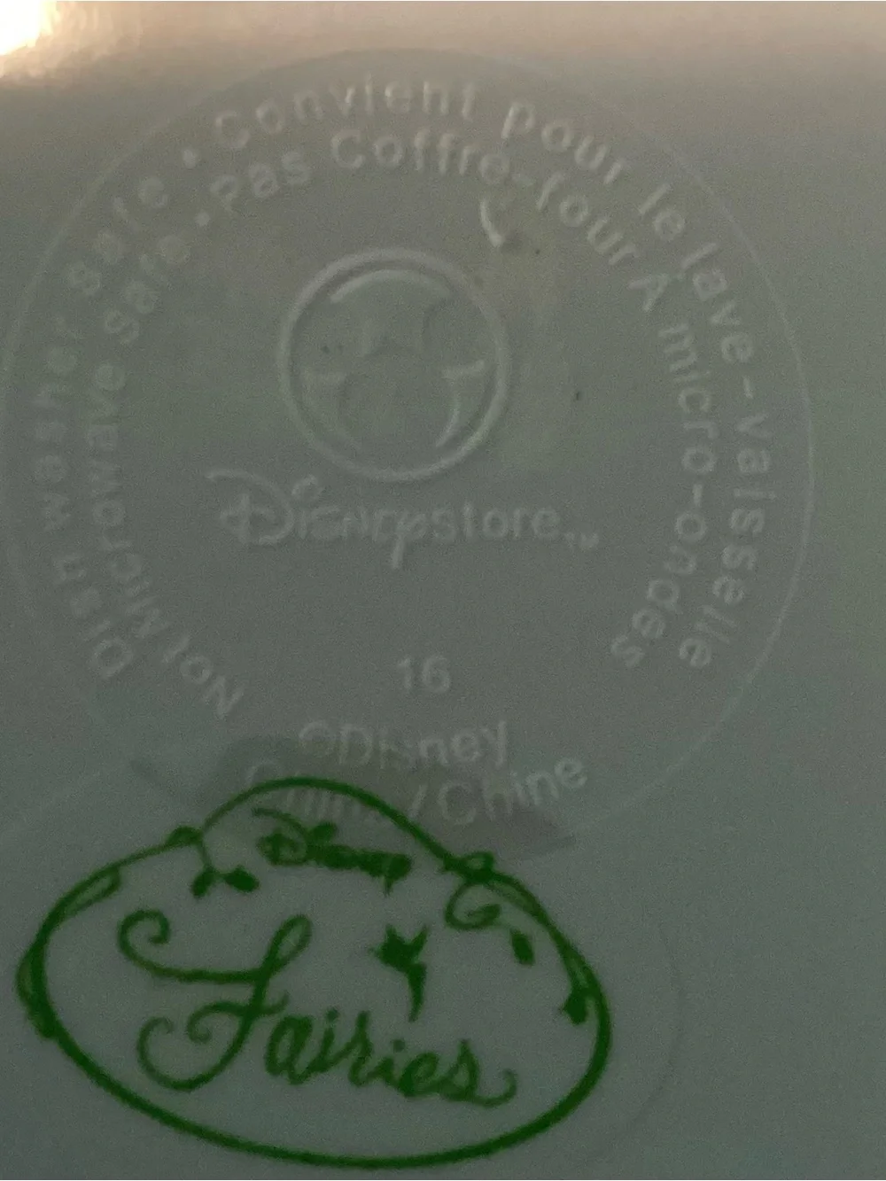 Disney Store Tinkerbell Fairies set of 4 - 8.5” Children’s Melamine Dinner Plate